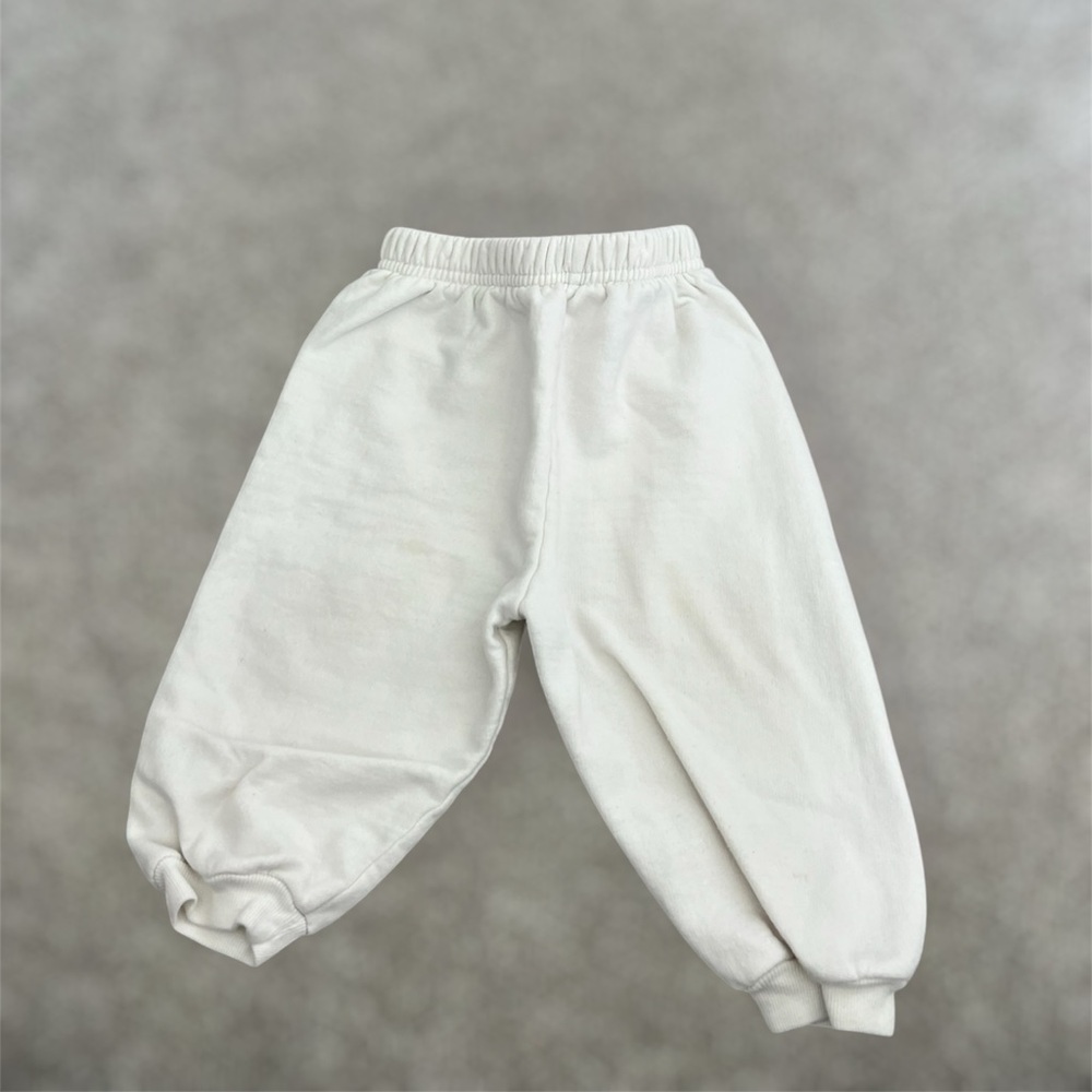 ⚪️KOALA KIDS: Boy size 18 months, cream joggers w/stretchy waistband preowned⚪️